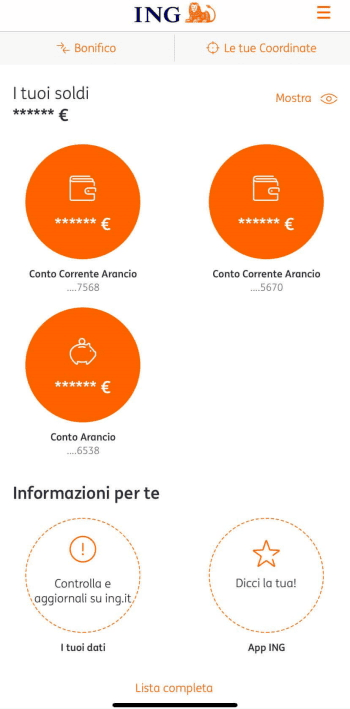 Dashboard app ING