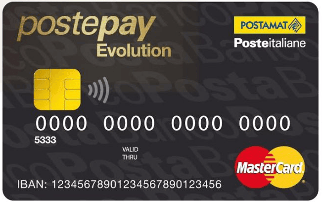 Carte PostePay Evolution