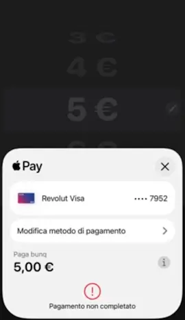 Ricarica con carta