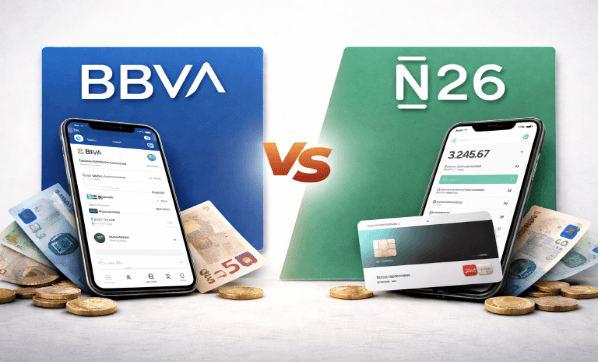 BBVA o N26? Confronto 2026 su costi, servizi e funzionalità