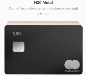 N26 Metal costi