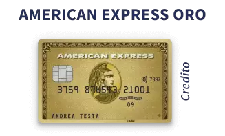 Carta American express Oro