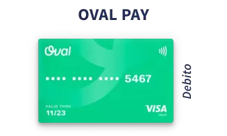 Carta Oval Pay riepilogo costi