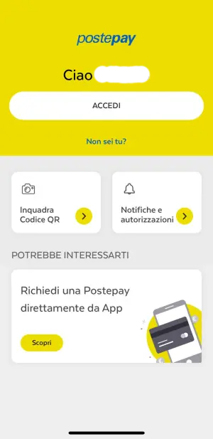 Login app Postepay