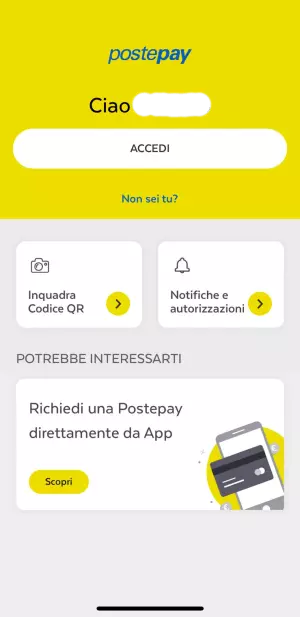 Login app Postepay