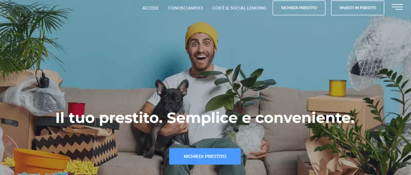 Richiedere denaro con Prestiamoci