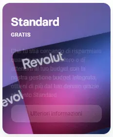 Revolut Standard costi