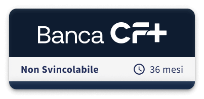 BancaCF Conto Deposito Non Svincolabile 36 Mesi