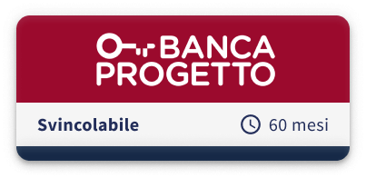 Banca Progetto Svincolabile 60 Mesi