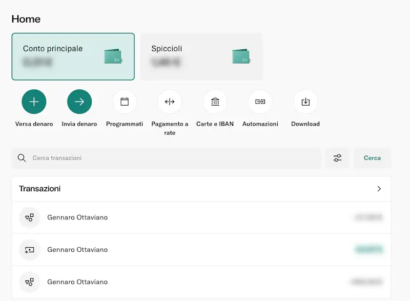 dashboard n26